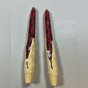 Vintage Autumn/Thanksgiving Harvest Corn Tapers